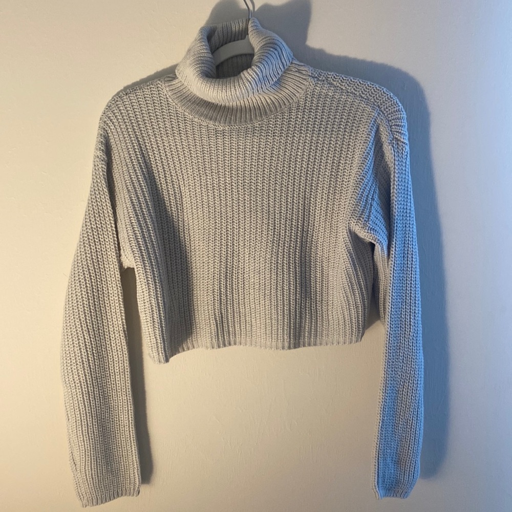 Missguided Petite sweater crop top